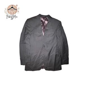 Calvin Klein Men’s 2-Button Blazer Jacket - 40L Black - Lord & Taylor Edition